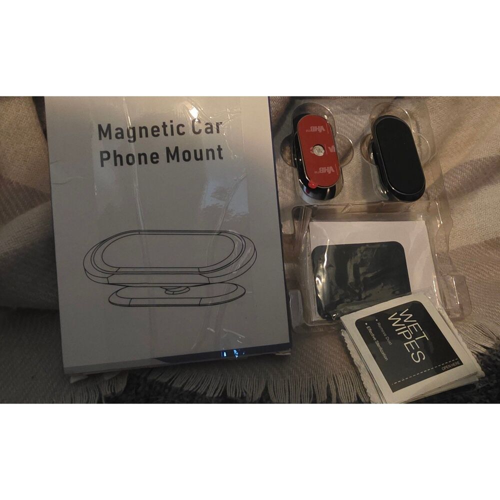 Universal Magnetic Car Phone Mount Kit (2-Pack)